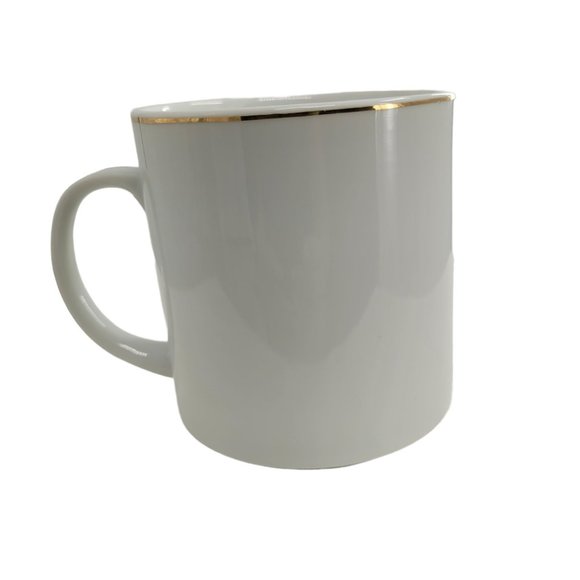 Statue of Liberty Island, New York City, NY, Metro 1987 Mug, Gold Trim, Nice - Picture 3 of 9